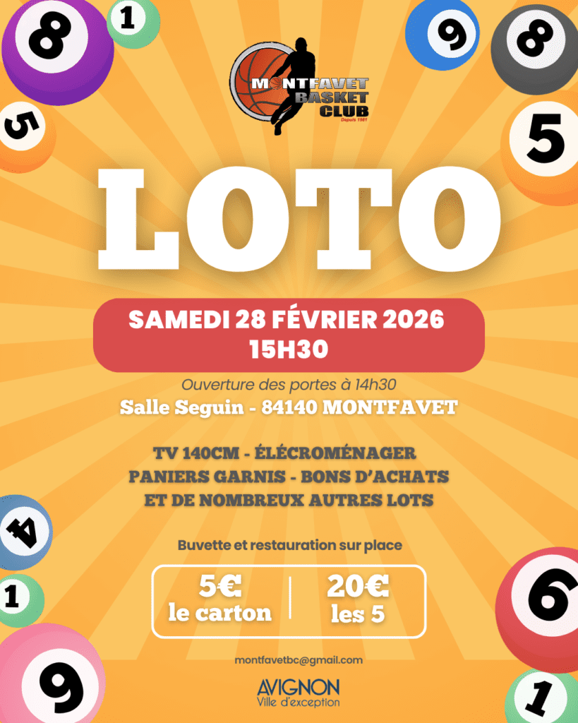 LOTO DU CLUB LE 28/02/2026