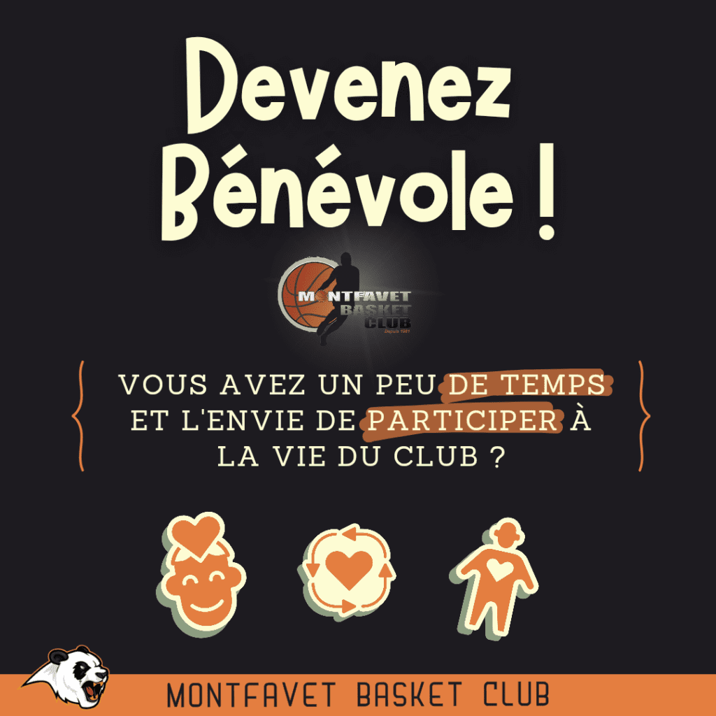 🏀 DEVENEZ BÉNÉVOLE
