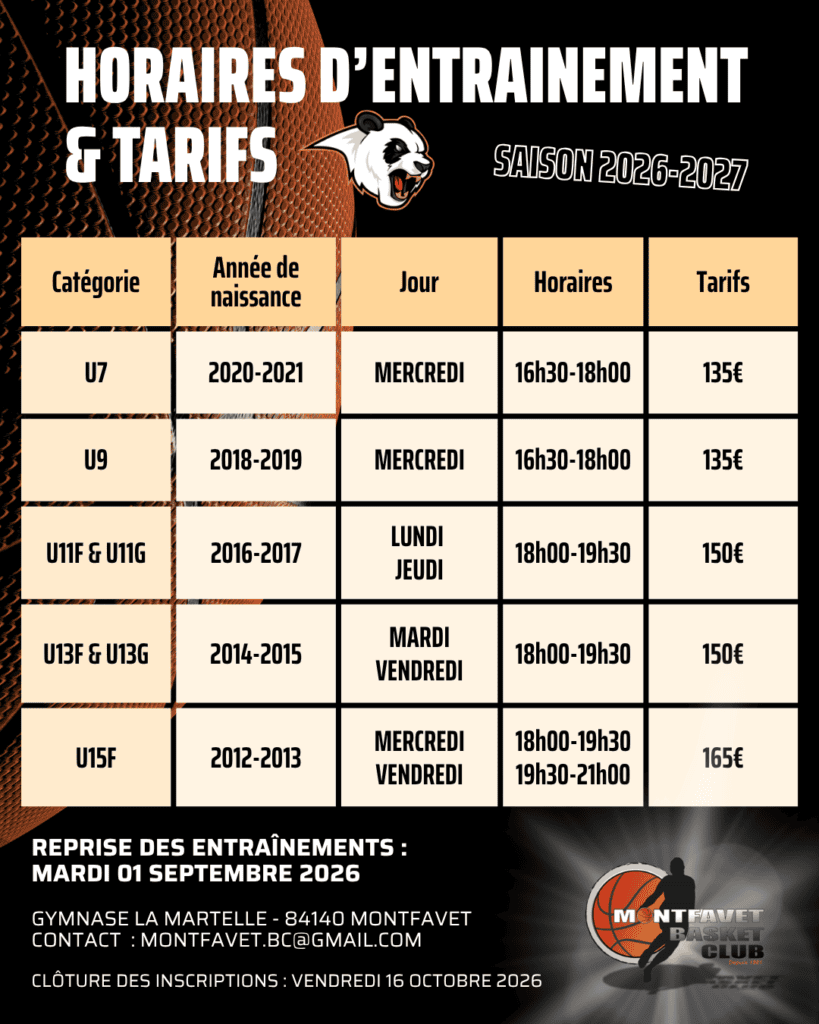 INFOS RENTRÉE 2026-2027